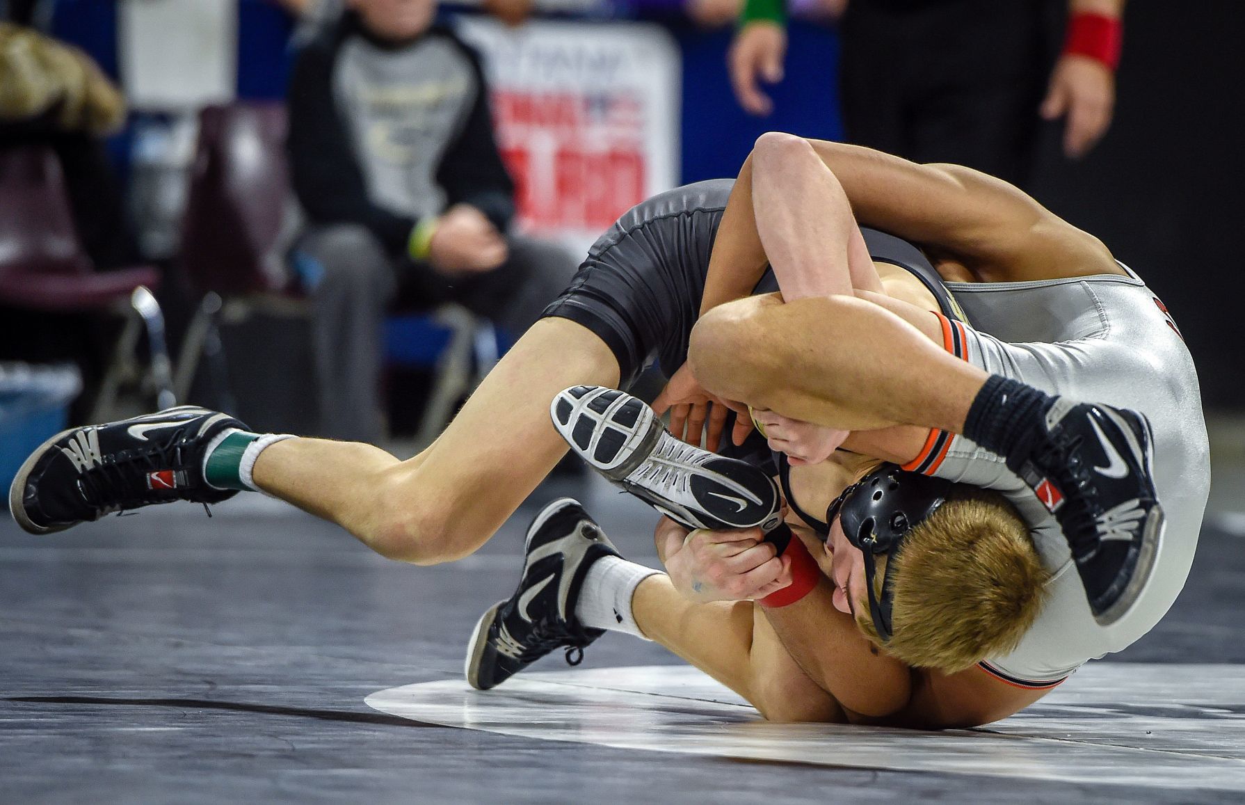 Day two of the wrestling tournament